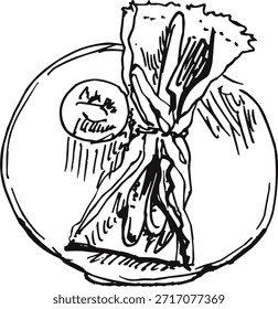 French Chic Table Setting Plate Napkin and Cutlery