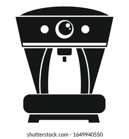 Icono de la cafetera francesa. Icono vectorial de máquina de café francesa para diseño web aislado en fondo blanco