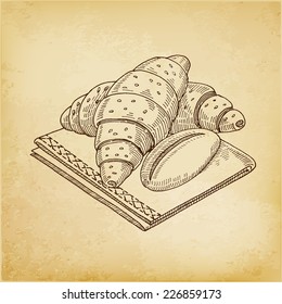 french croissant