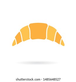 french croissant icon- vector illustration