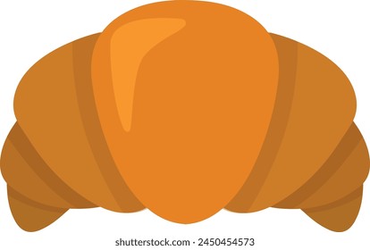 French croissant vector illustration flat style logo icon