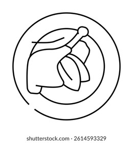 french cuisine tapenade line icon vector. french cuisine tapenade sign. isolated contour symbol black illustration