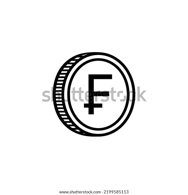 French Currency, France Money Icon Symbol.
French Franc, FRF. Vector
Illustration