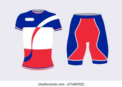 French cyclist clothes, Sport Clothes, French sport national clothes team
