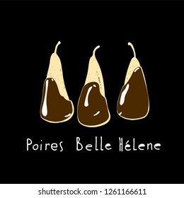 French dessert, Poire belle Helene