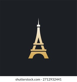 FRENCH EIFFEL TOWER LOGO TEMPLATE