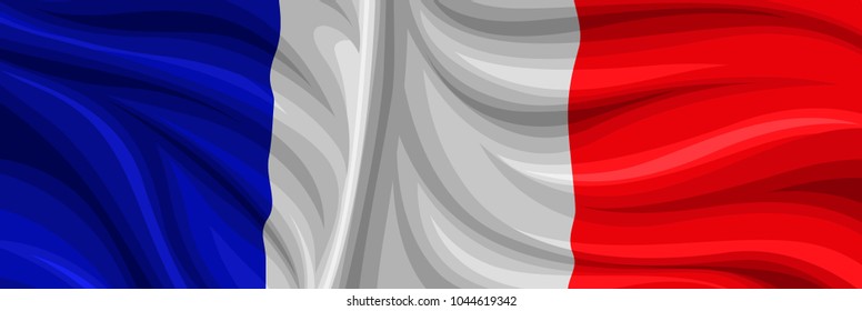 French flag background
