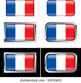French Flag Buttons