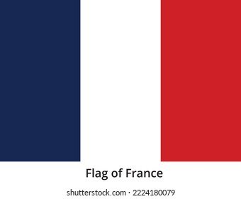 French flag  continental Europe Article 2  constitution of 1958 states emblem tricolor flag, blue, white, red English blazon, tierced pale azure, argent  gules blue stripe vector