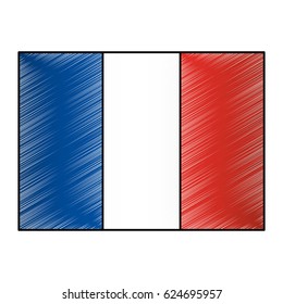 French flag emblem