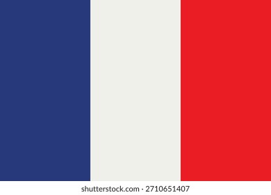  die französische Flagge EPS 10 