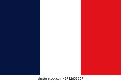 French flag icon in high quality used in France country
