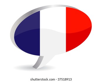 ilustración vectorial de icono de marca francesa
