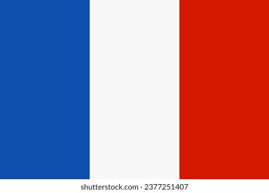 French flag, vector 10 eps.