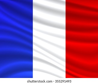 French flag vector illustration