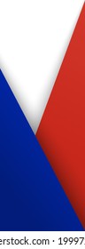 
French flag vertical abstract background
