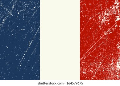 French Flag vintage