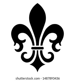 Ilustración del vectorial francés fleur de lis