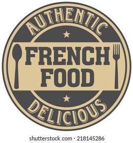 french food label