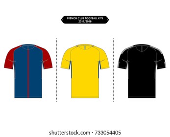 French Football club // Kits // 2017-18