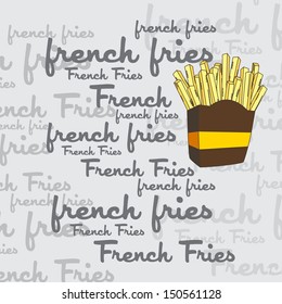 french fries art page