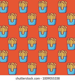 french fries background