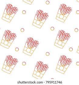 French fries background