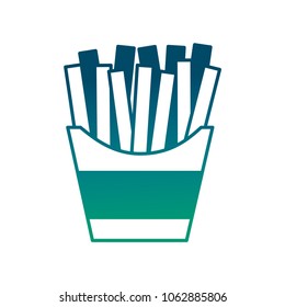 french fries in box fast food image
