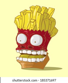 French Fries Cartoon