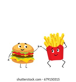 16,610 Burger fries cartoon Images, Stock Photos & Vectors | Shutterstock