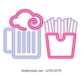 French fries design