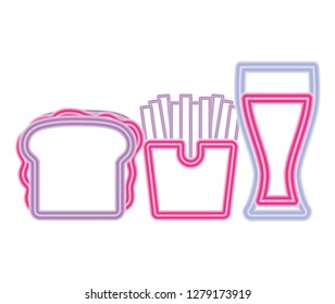 French fries design