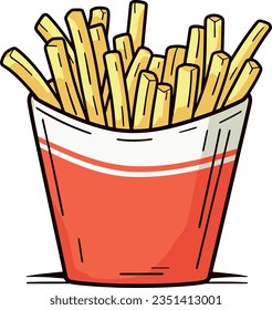 French fries engraving style, Basic simple Minimalist vector SVG logo graphic, isolated on white background, children's coloring page, outline art, thick crisp lines, black and whi svg