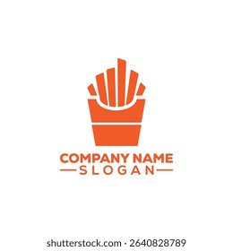 French Fries Fast Food Snack Logo