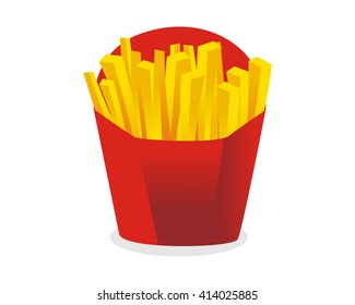 french fries food culinary cuisine dish image vector