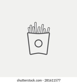 French fries icon