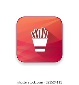 french fries  icon