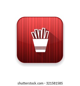french fries  icon