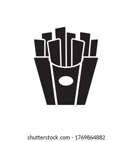 French Fries Icon Design vector Template