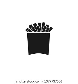 French fries icon. Fast food symbol design. Stock - Vector illustration can be used for web