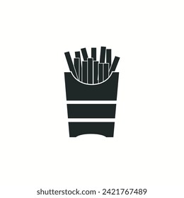 French fries icon. fast foods icon Vector