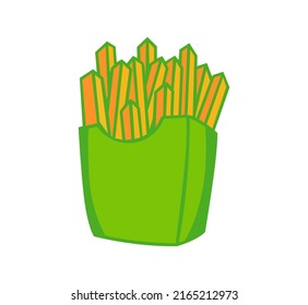 french fries icon or symbol design