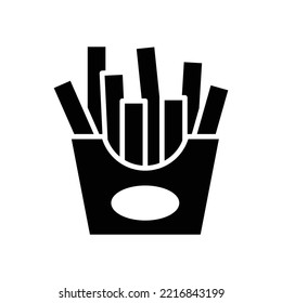 french fries icon vector design template in white background