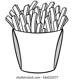 French Fries Illustration