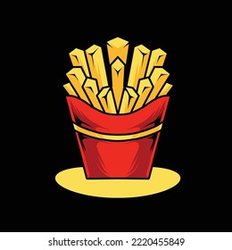 French fries illustration vector design
, can be used to design t-shirts, posters, etc