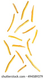 French fries  isolated on a white background