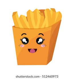 french fries kawaii style