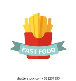 french fries logo