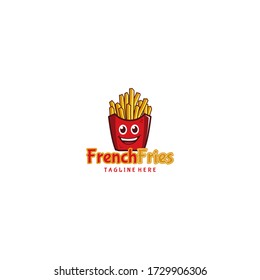 French Fries logo design concept. French Fries logo vector, premium logo