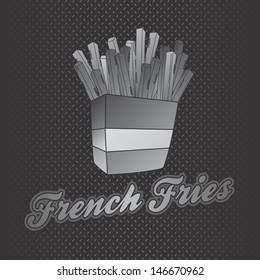 french fries metal theme